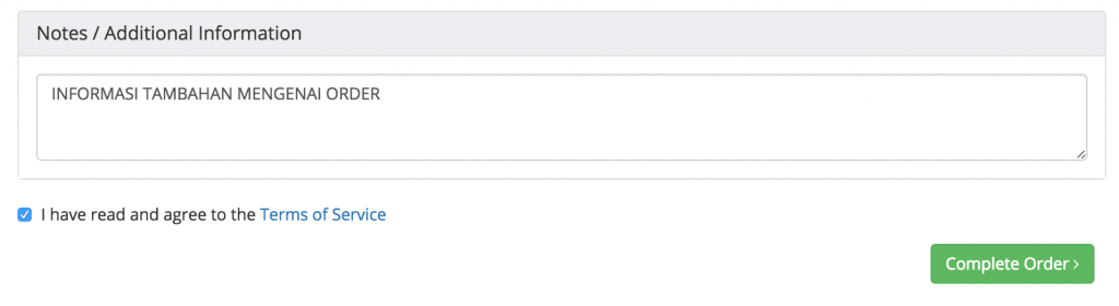 Cara Order Domain IDCloudHost Cara Order Domain IDCloudHost