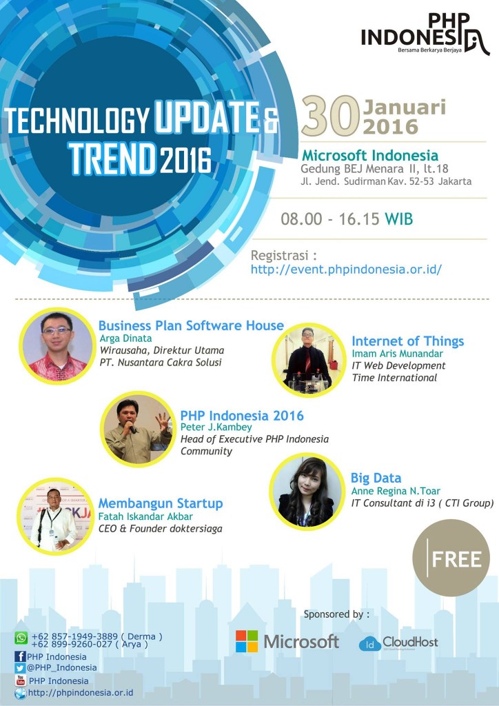 PHP Indonesia Event - Microsoft & IDCloudHost