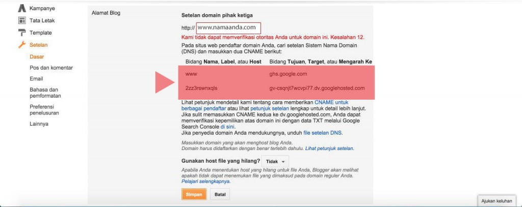 Tutorial Merubah Alamat Blogspot Menjadi Domain .com | IDCloudHost Tutorial Merubah Alamat Blogspot Menjadi Domain .com | IDCloudHost