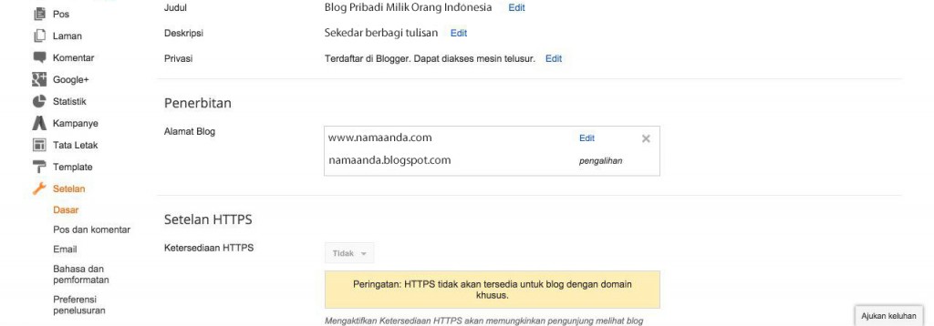 Tutorial Merubah Alamat Blogspot Menjadi Domain .com | IDCloudHost Tutorial Merubah Alamat Blogspot Menjadi Domain .com | IDCloudHost