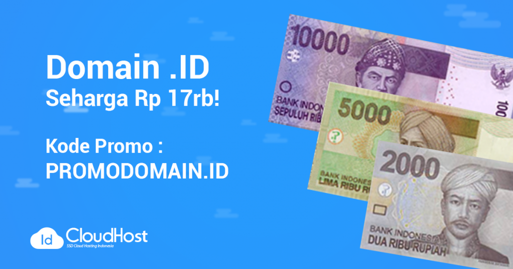 Domain ID Murah Meriah 17rb IDCloudHost