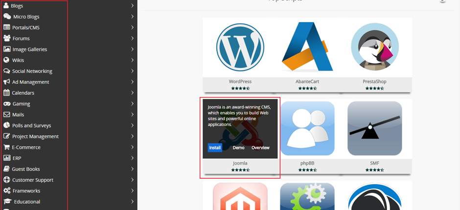 Tutorial Install Aplikasi web menggunakan Softaculous 2