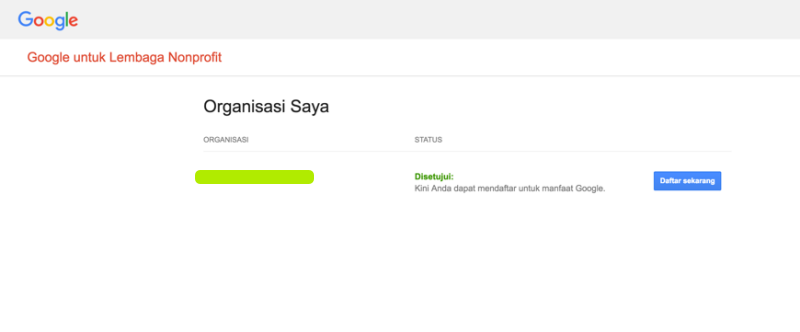 Aktifasi Google Apps pada Akun Google for NonProfit 2