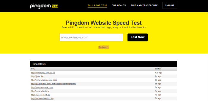 Beberapa Website ini Dapat Membantu Anda Menguji Kecepatan Website 2