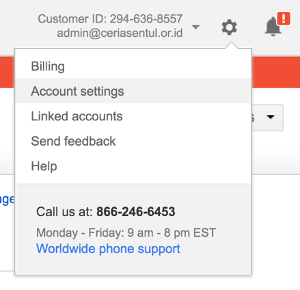 Cara Setup Google Google Ad Grants - Google for NonProfit 16