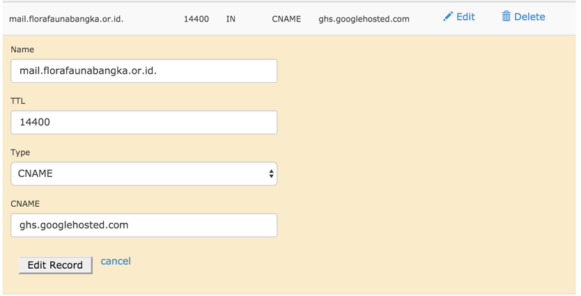 Set up Gmail pada Google Apps (MX Records) 12