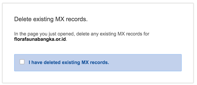 Set up Gmail pada Google Apps (MX Records) 7