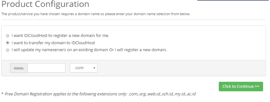 Tutorial Cara Pemindahan atau Transfer Domain di IDCloudHost Tutorial Cara Pemindahan atau Transfer Domain di IDCloudHost