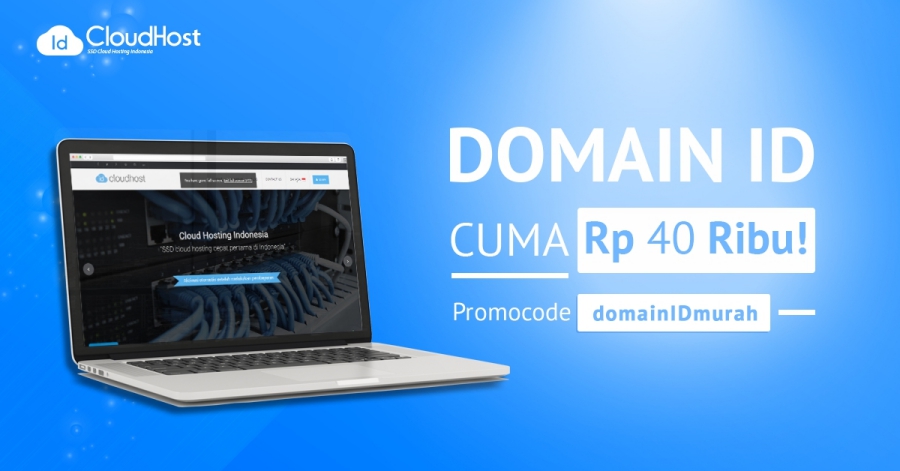 Domain ID Murah – CUMA 40 Ribu Rupiah!