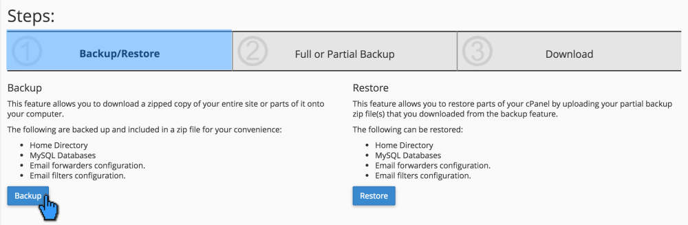 Cara Backup Website Melalui cPanel 3