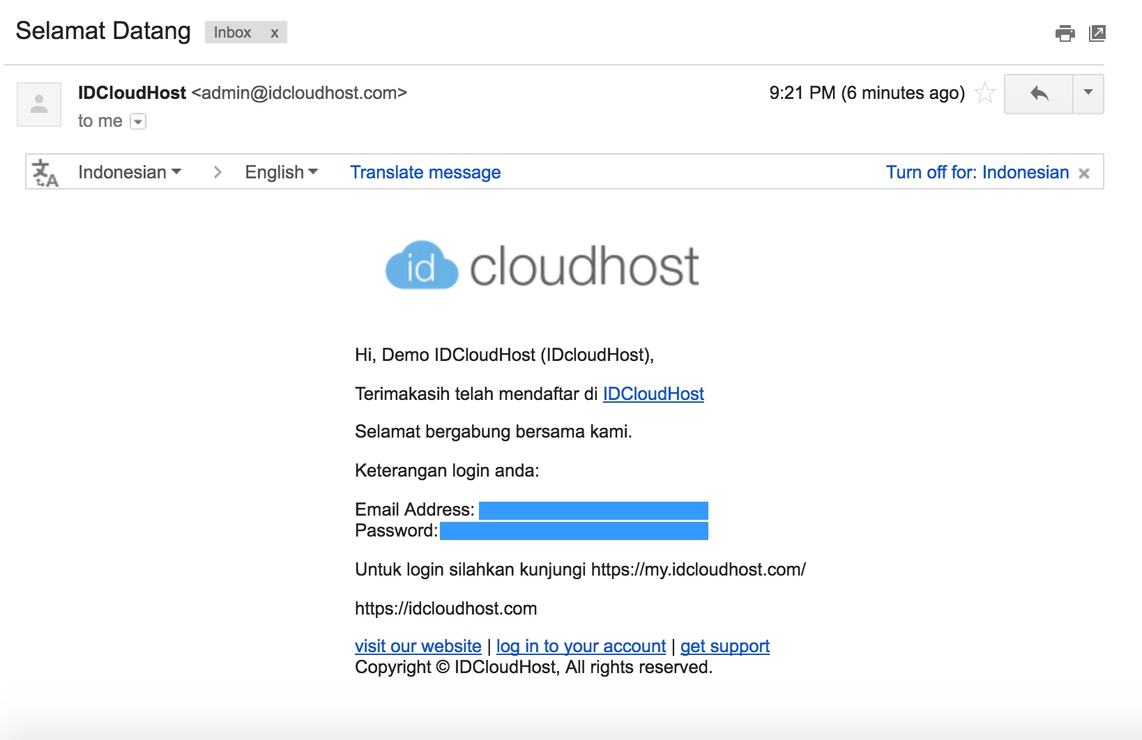 Cara Mendaftar Akun Baru di IDCloudHost 5