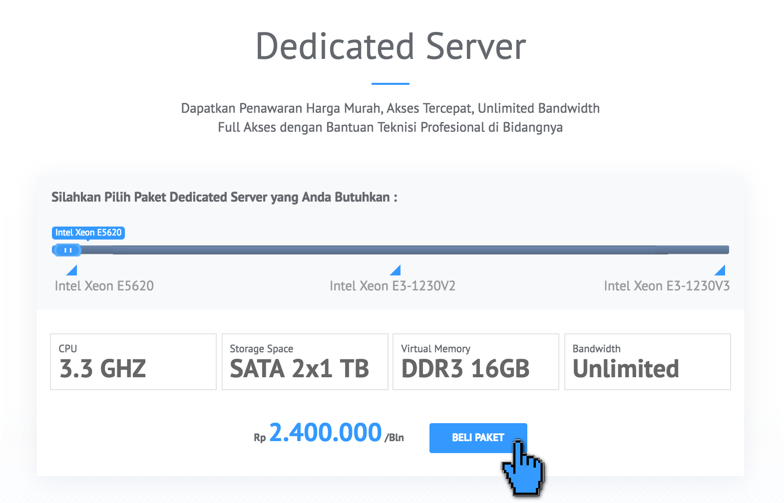 Cara Order Layanan Dedicated Server 2