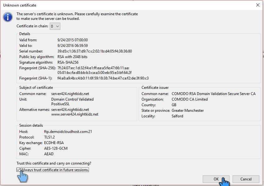 Cara Upload File Website ke Hosting dengan FileZilla 13 (pointer)