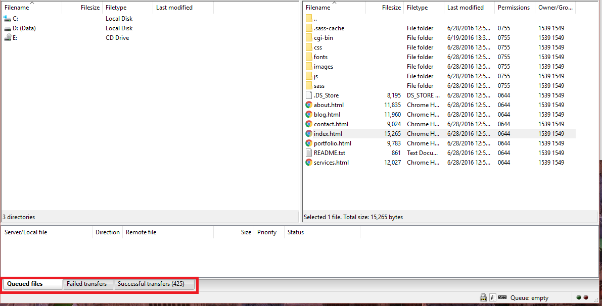 Cara Upload File Website ke Hosting dengan FileZilla 18