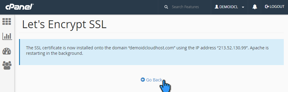 Cara aktivasi certificate SSL (Let's Encrypt) 7 (pointer)