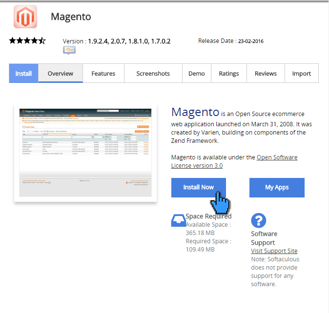 Cara instalasi magento di cPanel 4(pointer)