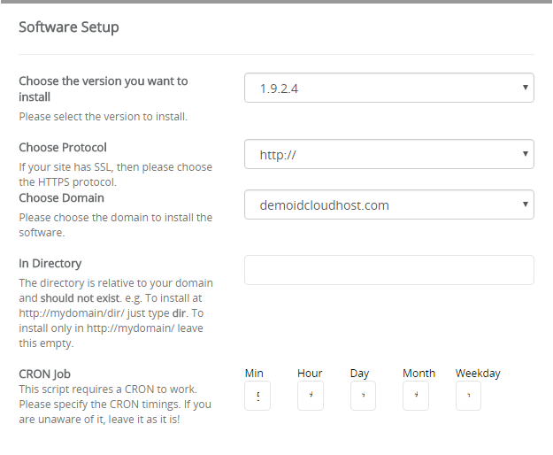 Cara instalasi magento di cPanel 5