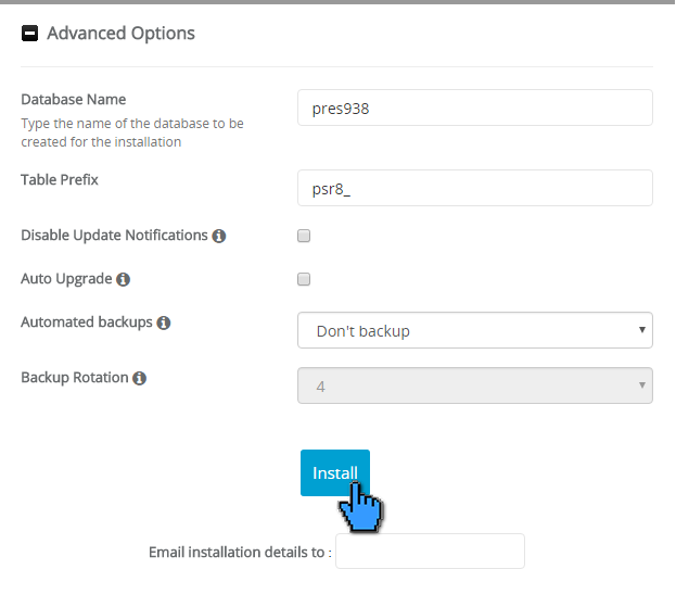 Cara instalasi prestashop di cPanel 8(pointer)