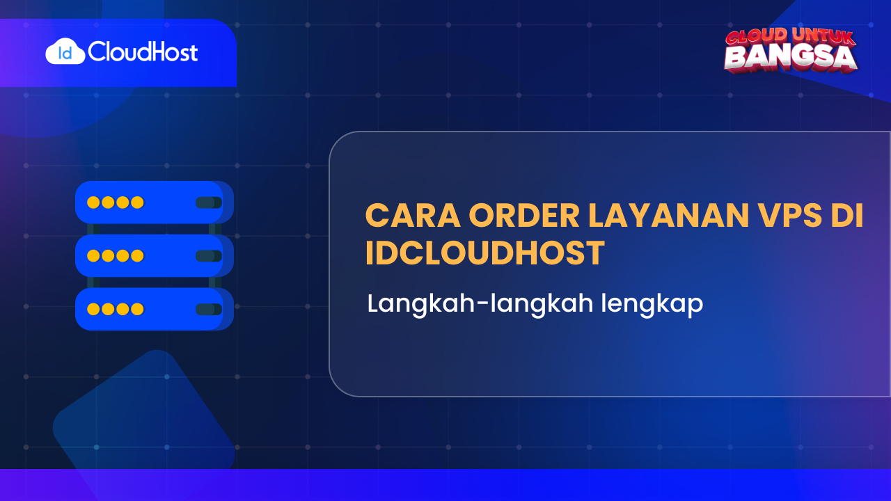 Cara Order Layanan VPS di IDCloudHost