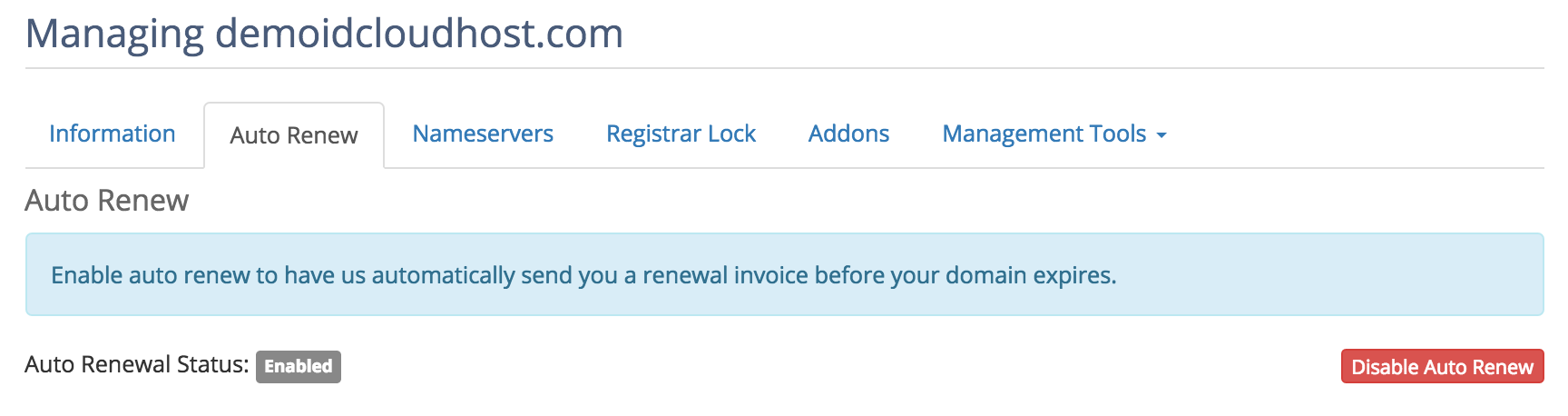 Perpanjang Masa Aktif Domain Otomatis 6