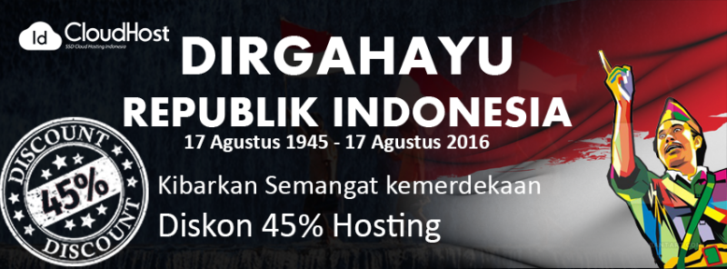 Promo Kemerdekaan Republik Indonesia ke 71 - hosting