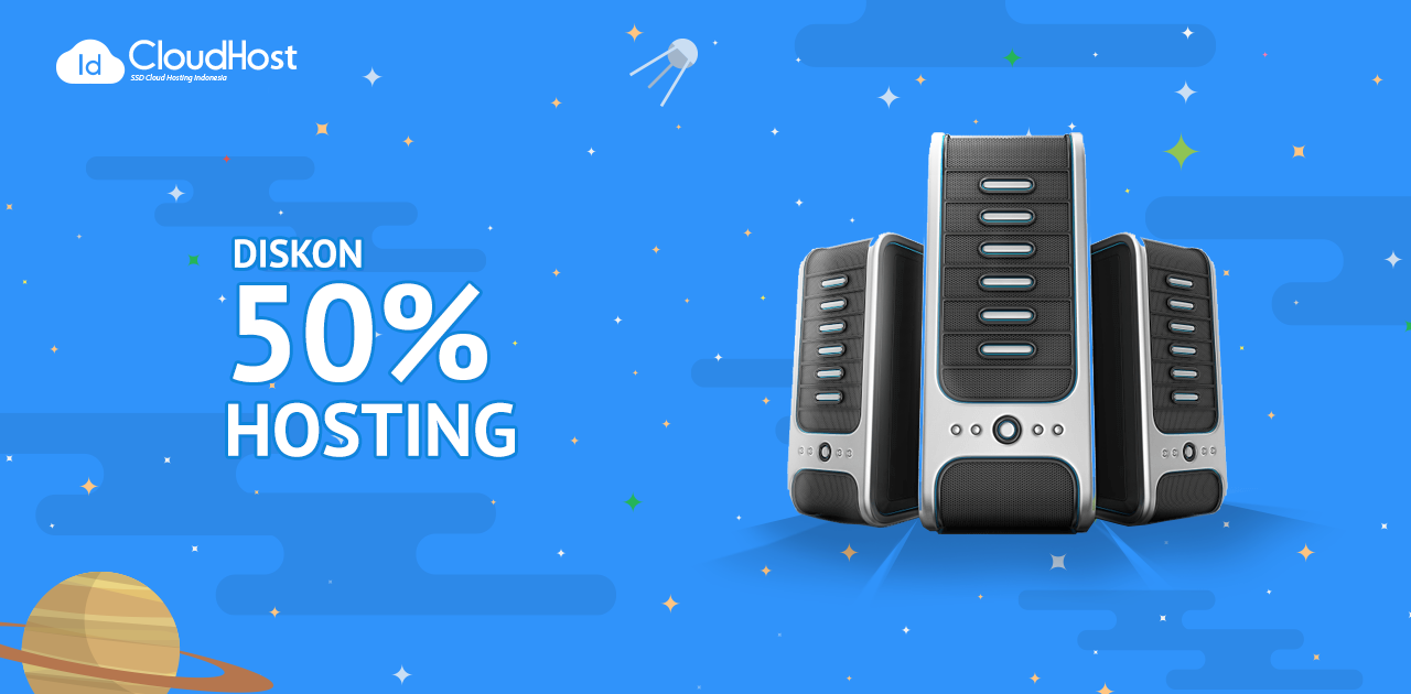 Promo DISKON 50% HOSTING – STOCK TERBATAS