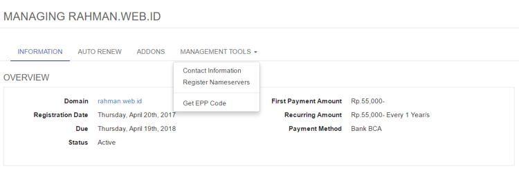 Reseller Hosting : Cara Membuat Nameserver Baru