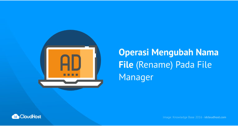 Operasi Mengubah Nama File (Rename) Pada File Manager