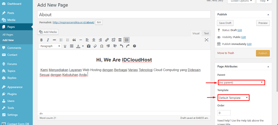 cara-membuat-page-halaman-di-wordpress-9