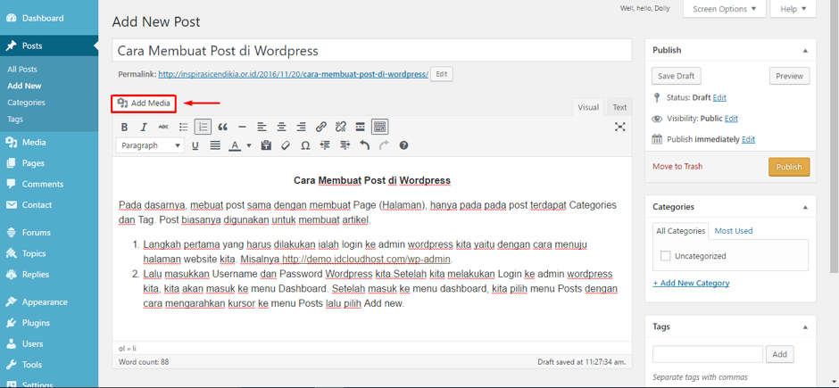 cara-membuat-postingan-di-wordpress-5