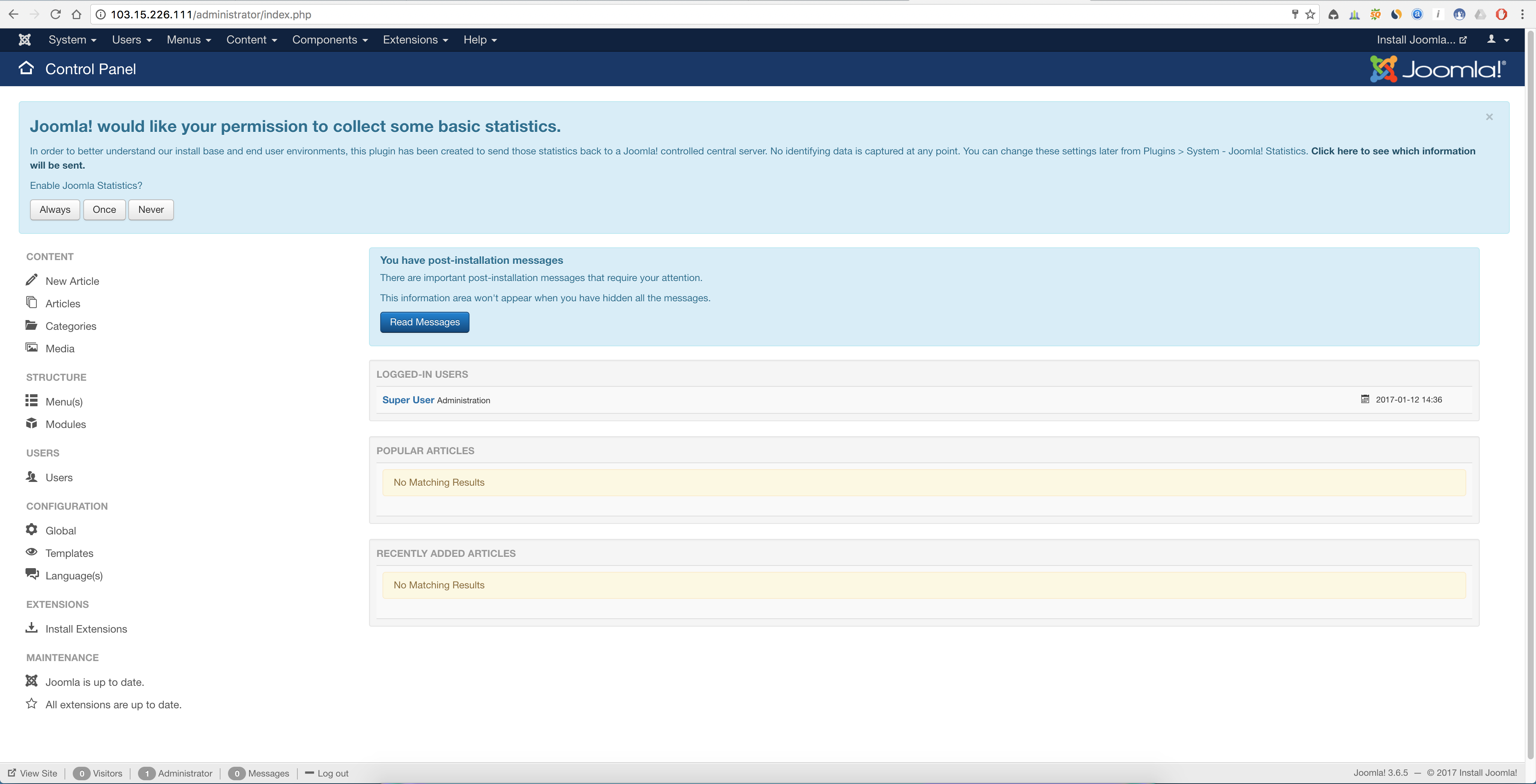 Cara Menginstall CMS Joomla di Ubuntu