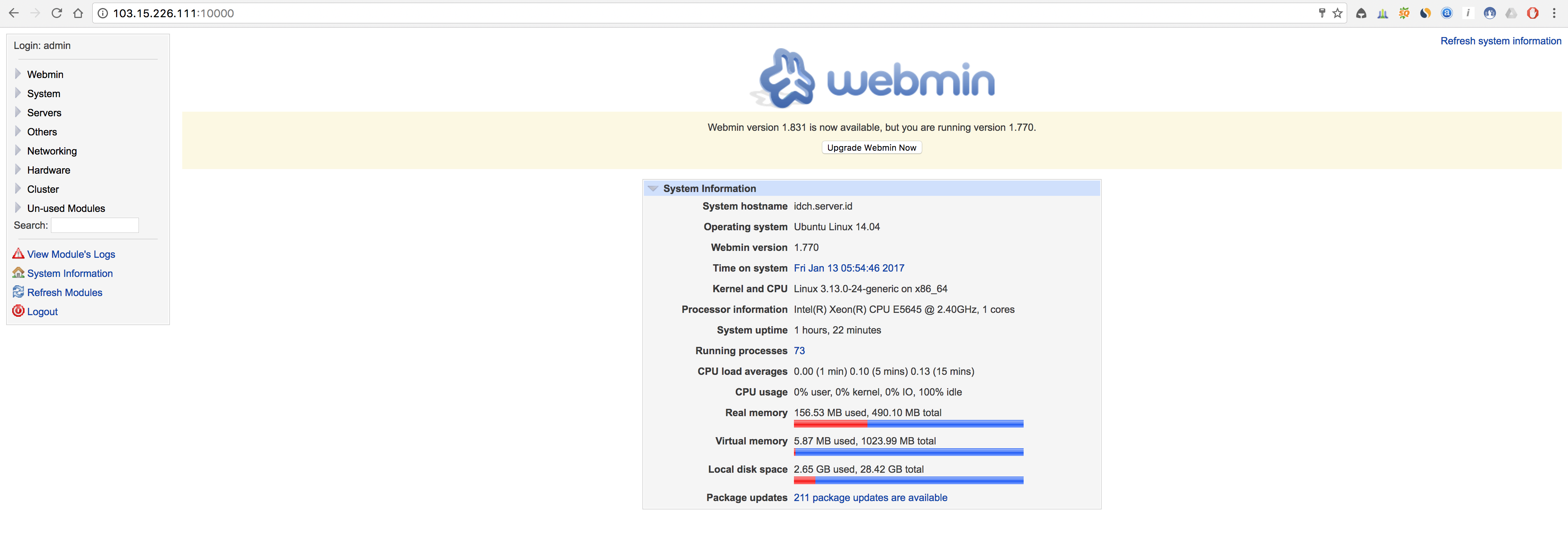 Cara Menginstall Webmin di Ubuntu