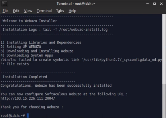 Tutorial Cara Install Panel Webuzo pada VPS (Ubuntu)