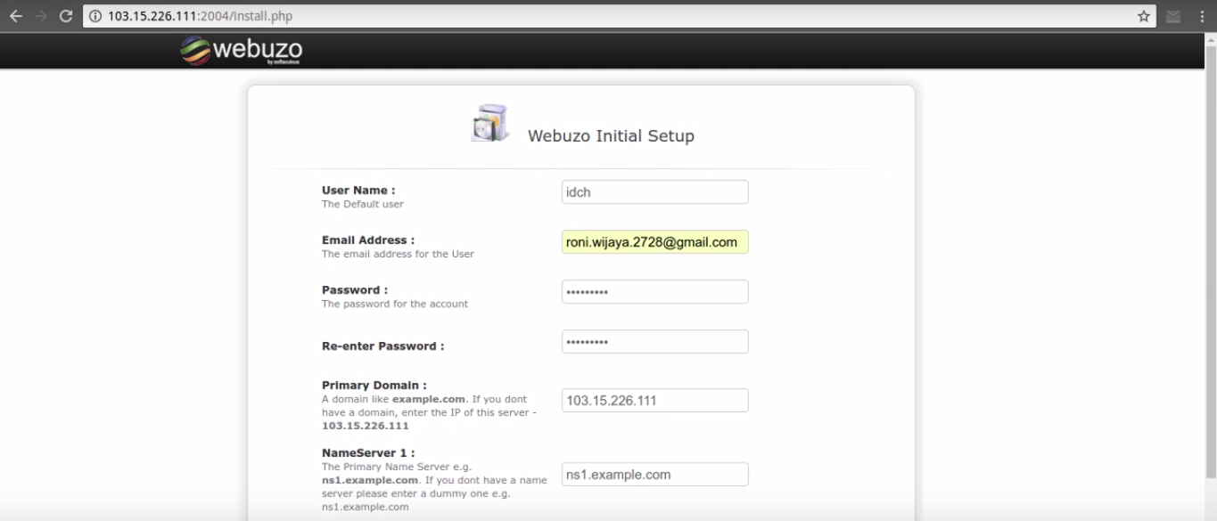 Tutorial Cara Install Panel Webuzo pada VPS (Ubuntu)