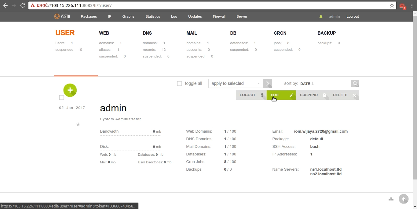 Tutorial Cara Install Panel Vesta pada VPS (Ubuntu)