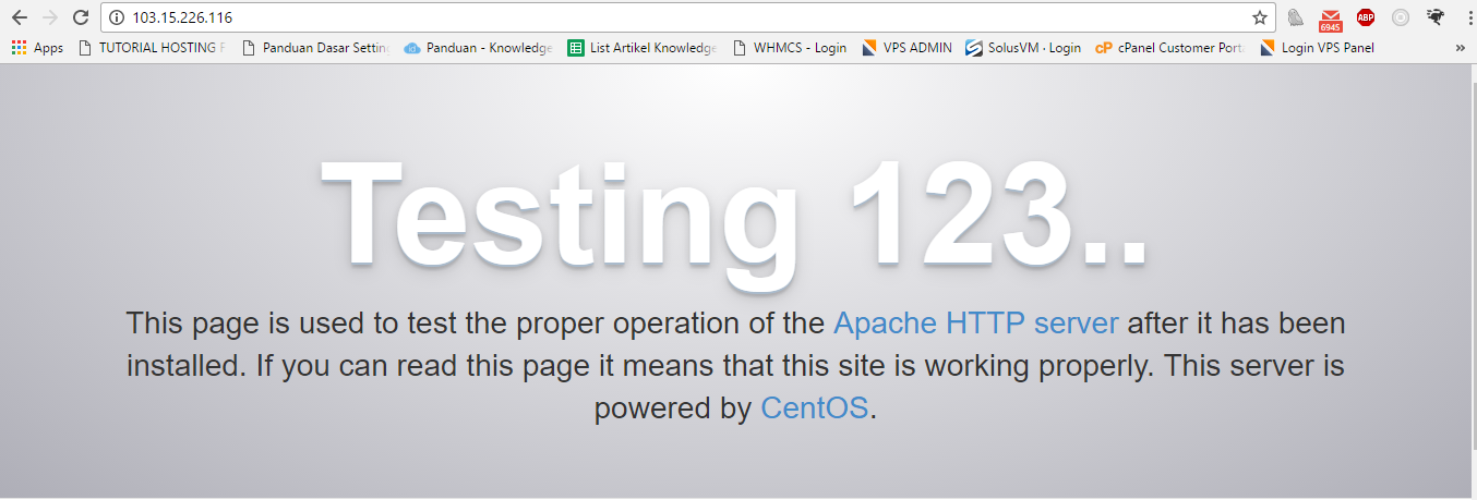 Tutorial Cara Install LAMP di Cent OS