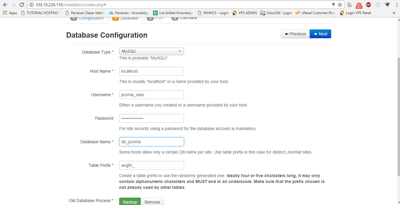 Cara Menginstall CMS Joomla di CentOS