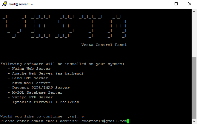 Tutorial Cara Install Panel Vesta pada VPS (CentOS)