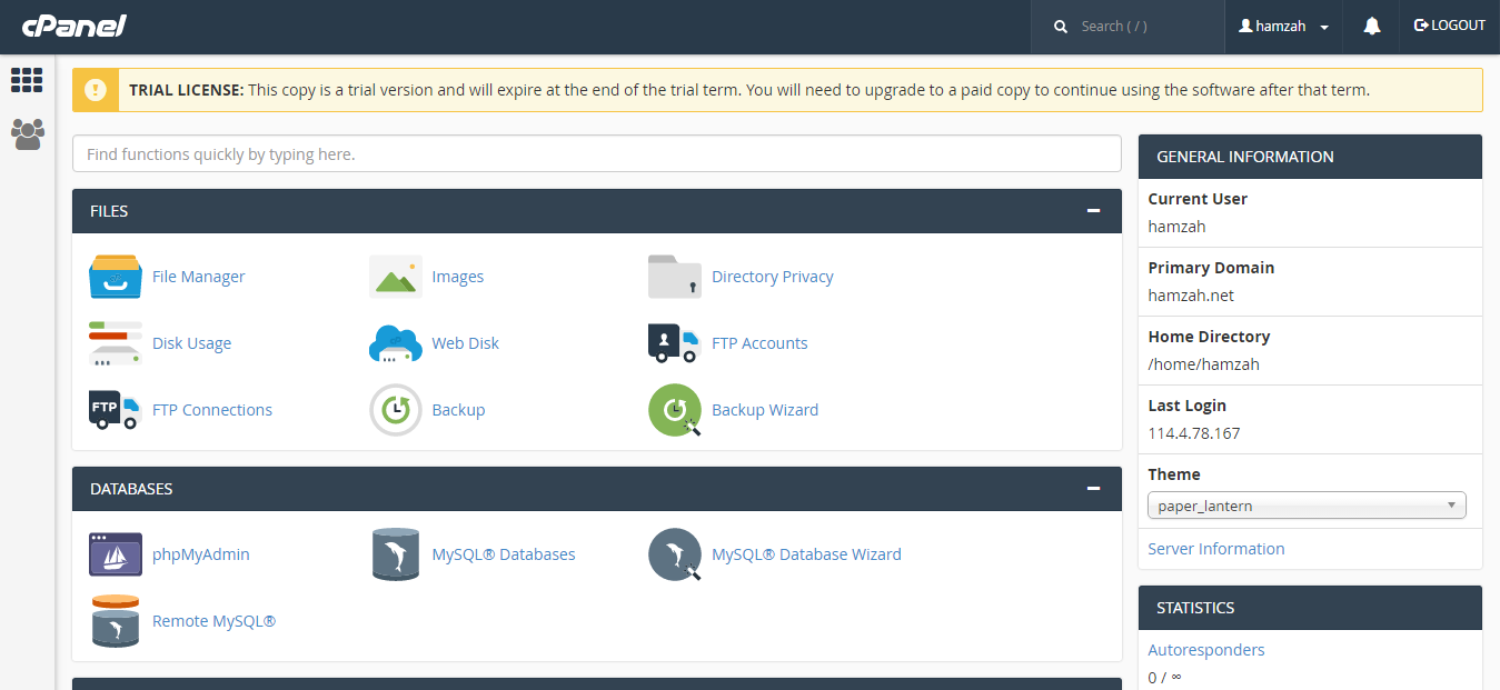 Tutorial Cara install cPanel / WHM pada VPS (CentOS)