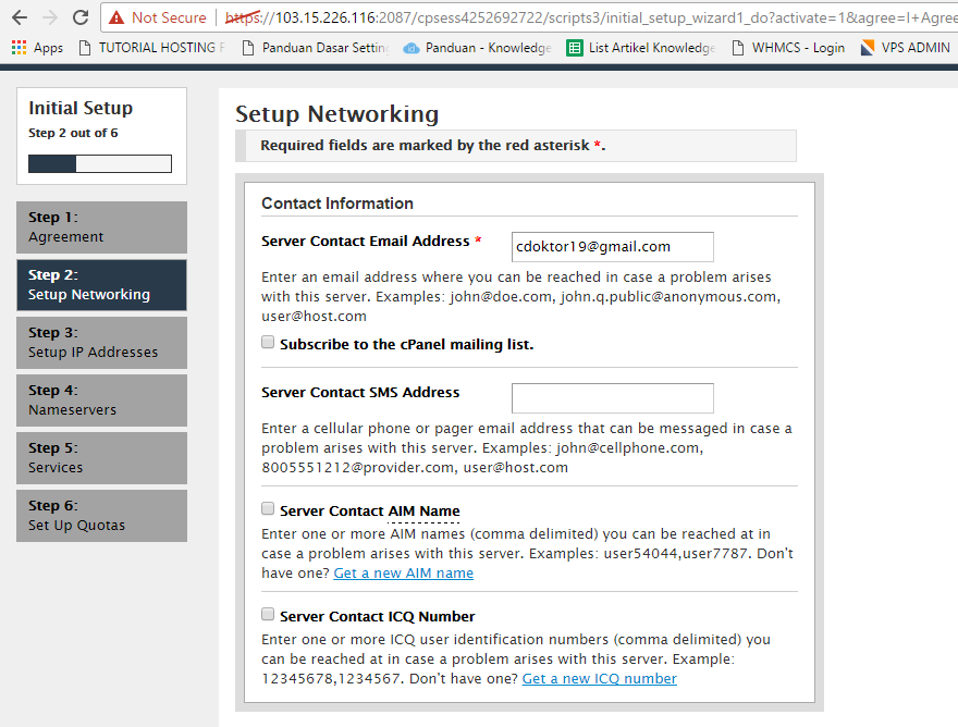 Tutorial Cara install cPanel / WHM pada VPS (CentOS)