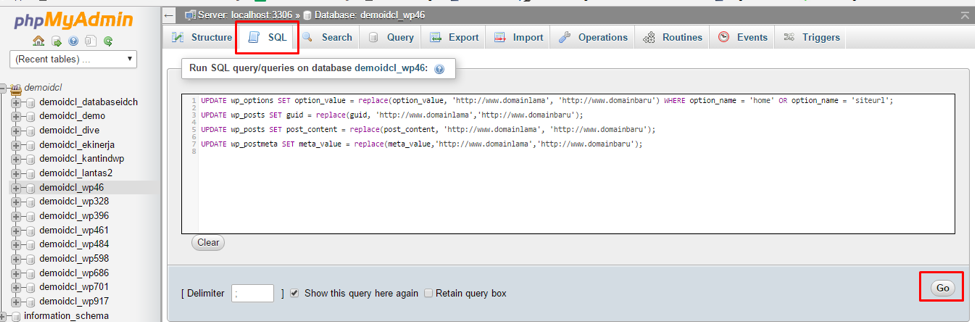 Cara Mengubah Domain di Database WordPress