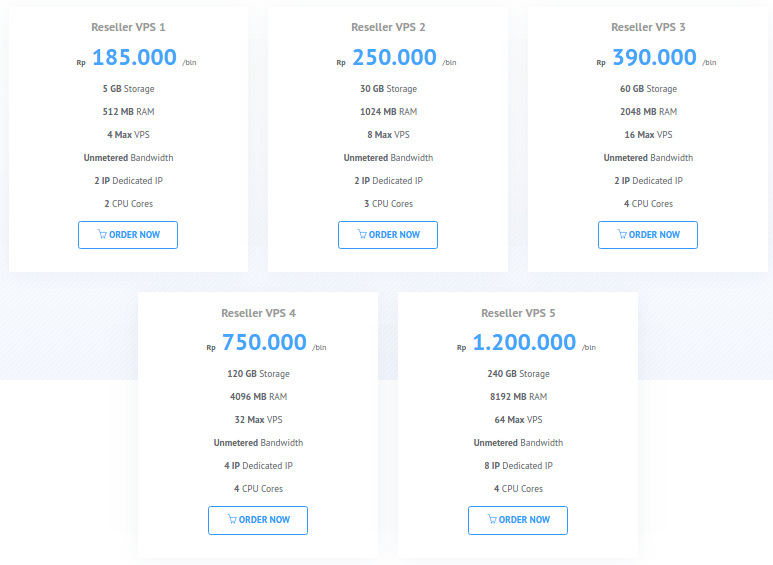 Cara Order Layanan Reseller VPS IDcloudHost