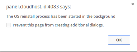 Cara Reinstall VM melalui Panel Reseller VPS