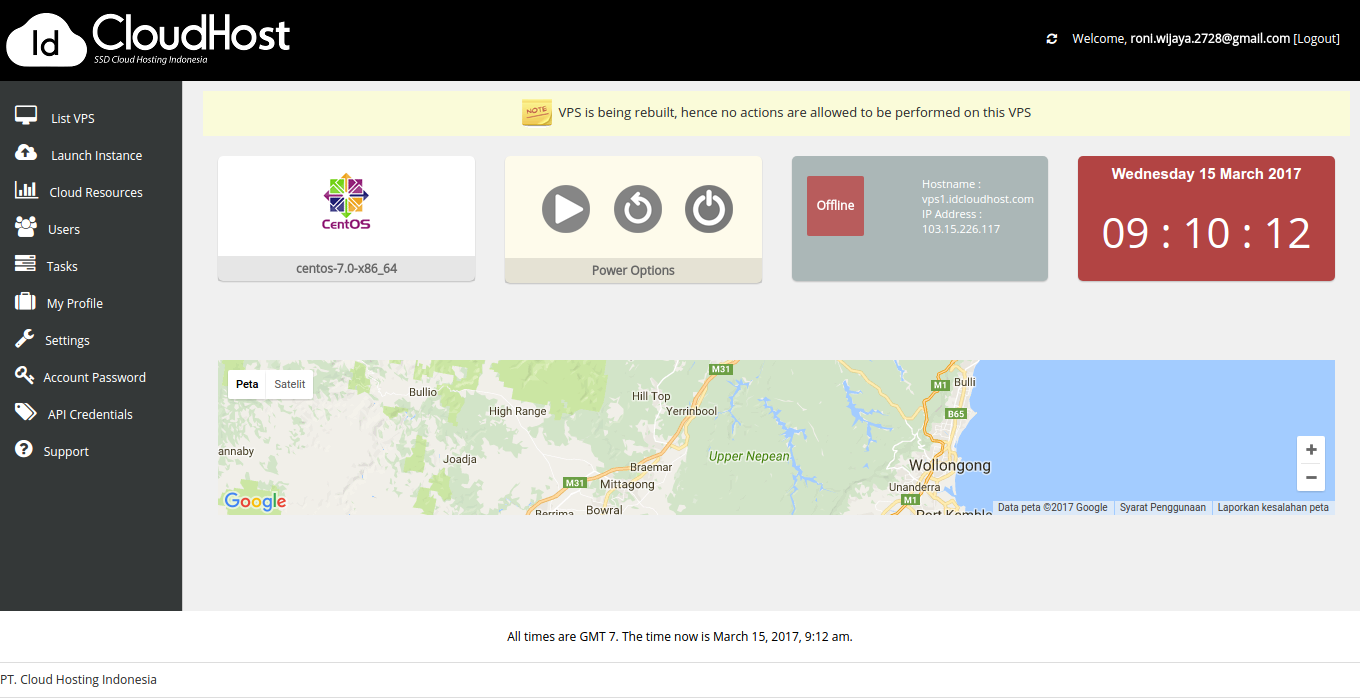 Cara Reinstall VM melalui Panel Reseller VPS