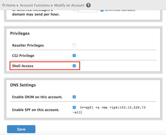 Tutorial Cara Mengaktifkan Fitur SSH untuk Account di WHM