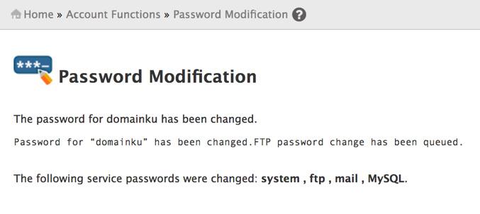 Tutorial Cara Ubah Password cPanel Account di WHM