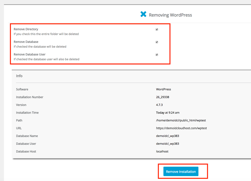 Tutorial Cara Uninstall CMS di Softaculous