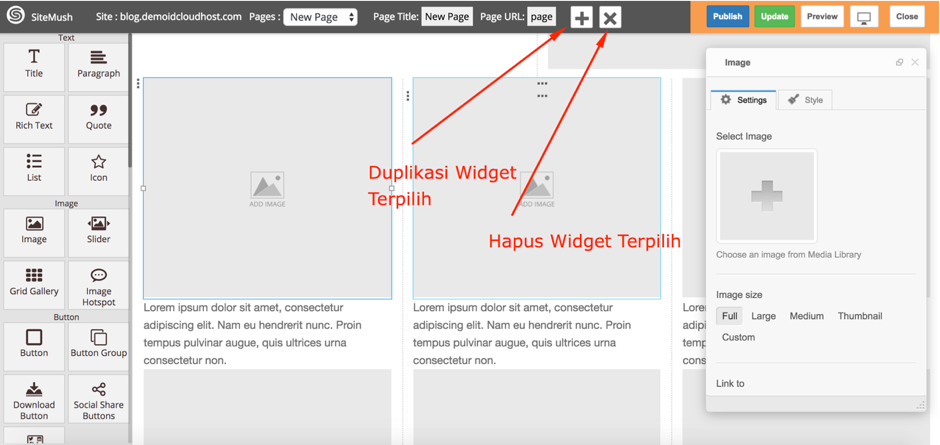 Cara Membuat Website di Website Builder IDCloudHost