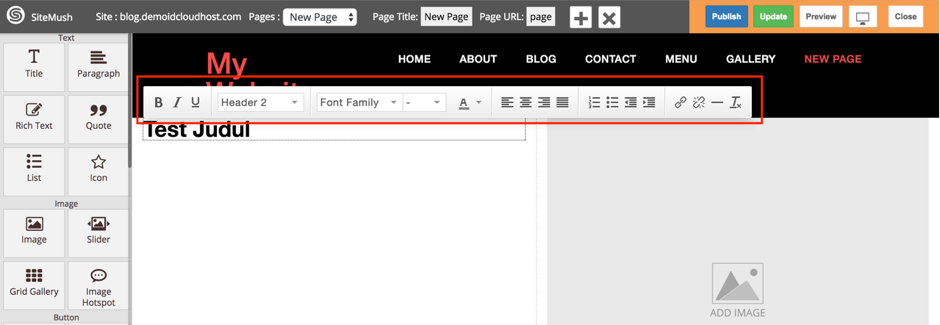 Cara Membuat Website di Website Builder IDCloudHost