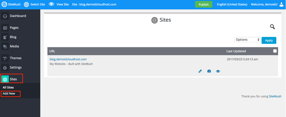 Cara Menambah Situs Baru di Website Builder